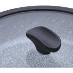 Moneta Couvercle en Verre Trempé avec Rebord en Silicone Résistant aux Hautes Températures Compatible Lave-Vaisselle 32 cm - B08LQSGHSXI