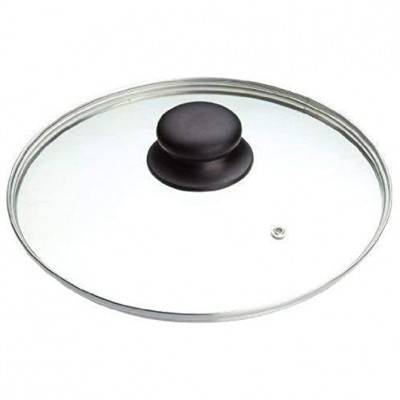 B&F Luxuries Couvercle de rechange en verre trempé pour casseroles et casseroles 14 cm à 32 cm 16 cm transparent - B07YDMZD8KZ