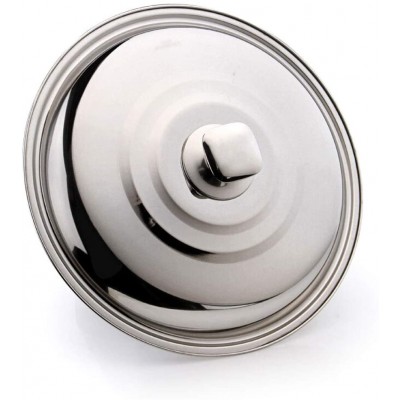 Couvercles de pot Couvercle Wok en acier inoxydable universelle épaissie Couvercle avec poignée en métal miroir Processus de surface facile à nettoyer Couvercles pour marmites  Taille : 32cm  - B0865VQQJX4