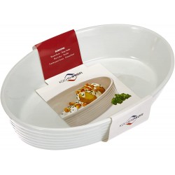 Küchenprofi 750018226 Terrines & Plats à Four Porcelaine Blanc Unique - B002NV4XDEV