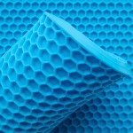 Tapis de dessous de plat en silicone Tapis de séchage polyvalent résistant à la chaleur jusqu'à 464 ° F support de pot étanche lot de 2 antidérapant flexible durable Blue - B092D34JDQZ